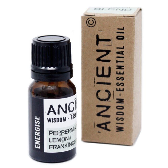 Energising Essential Oil Blend - Peppermint, Lemon & Frankincense