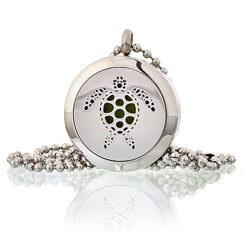 Aromatherapy Essential Oil Diffuser Necklace Turtle