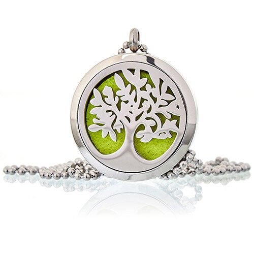 Aromatherapy Essential Oil Diffuser Necklace Tree of Life